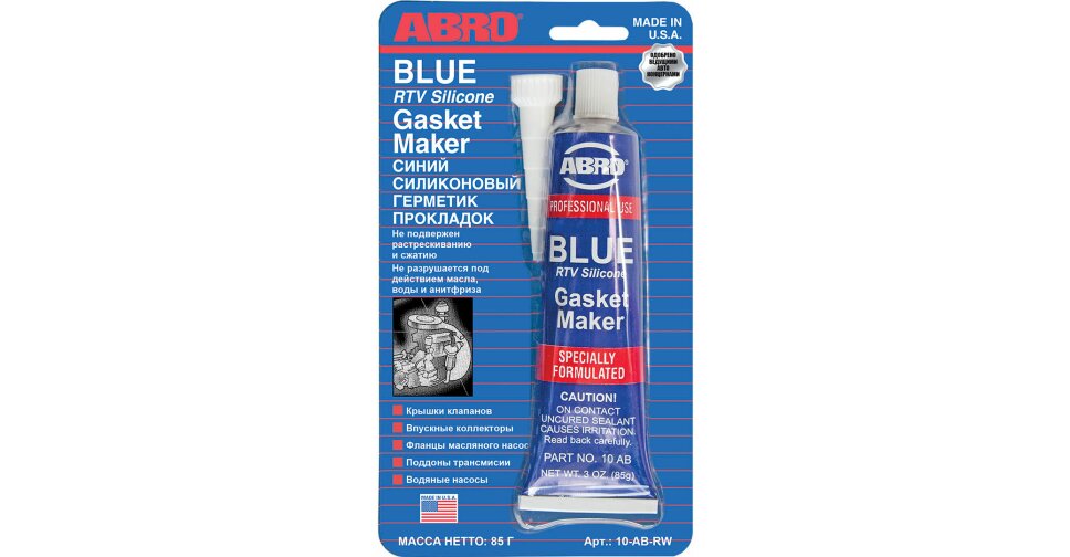 Герметик Abro 10ABCH32R Blue Gasket Maker, 32мл